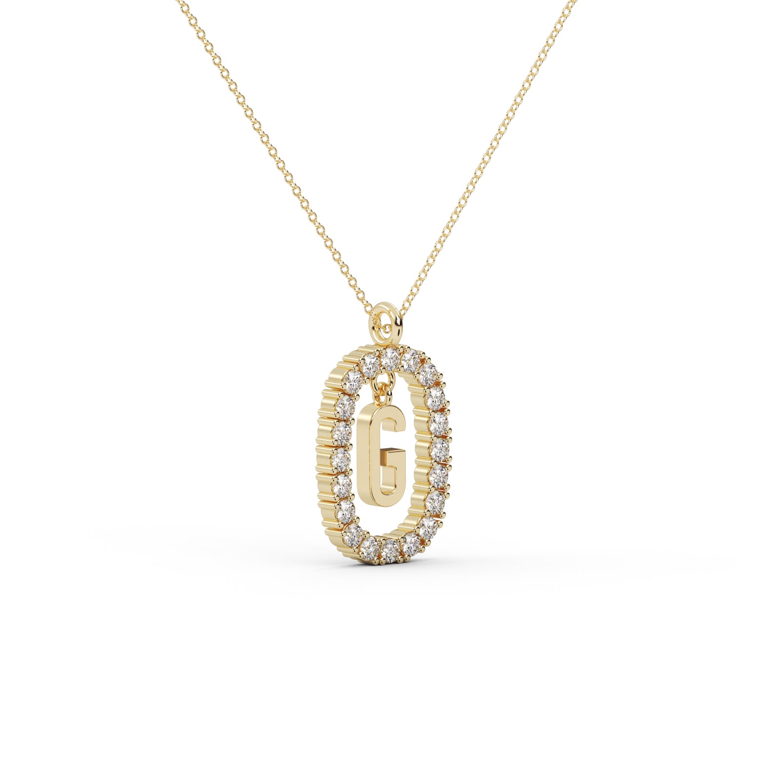 Diamond Drop Pendant WSE178 - View 5