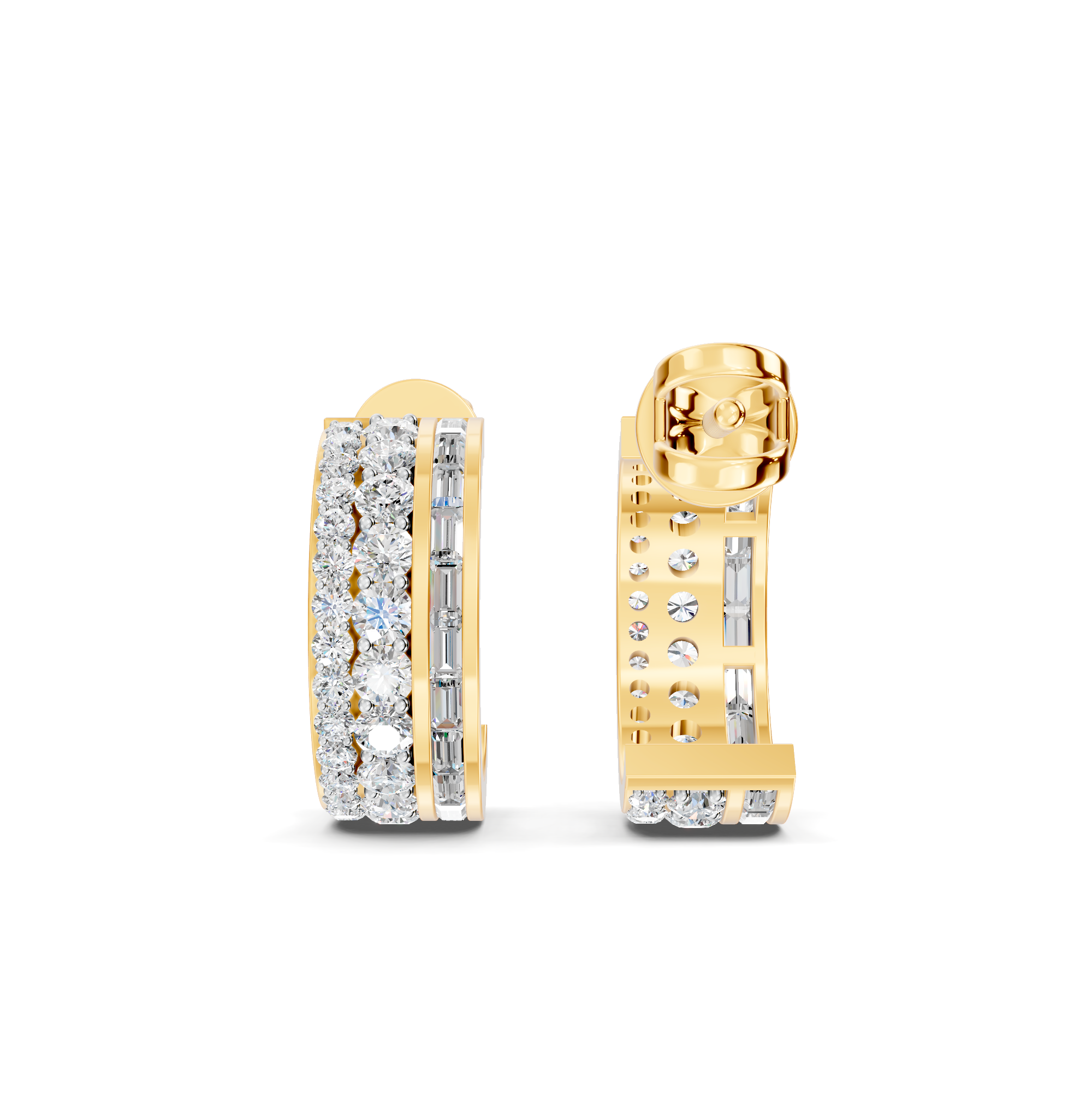 Regent Baguette Earrings – WSE17 – view 3