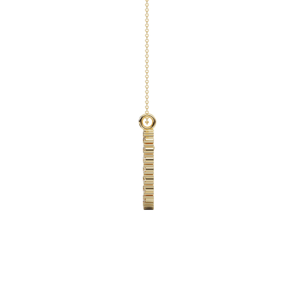 Diamond Pear Pendant WSE181
