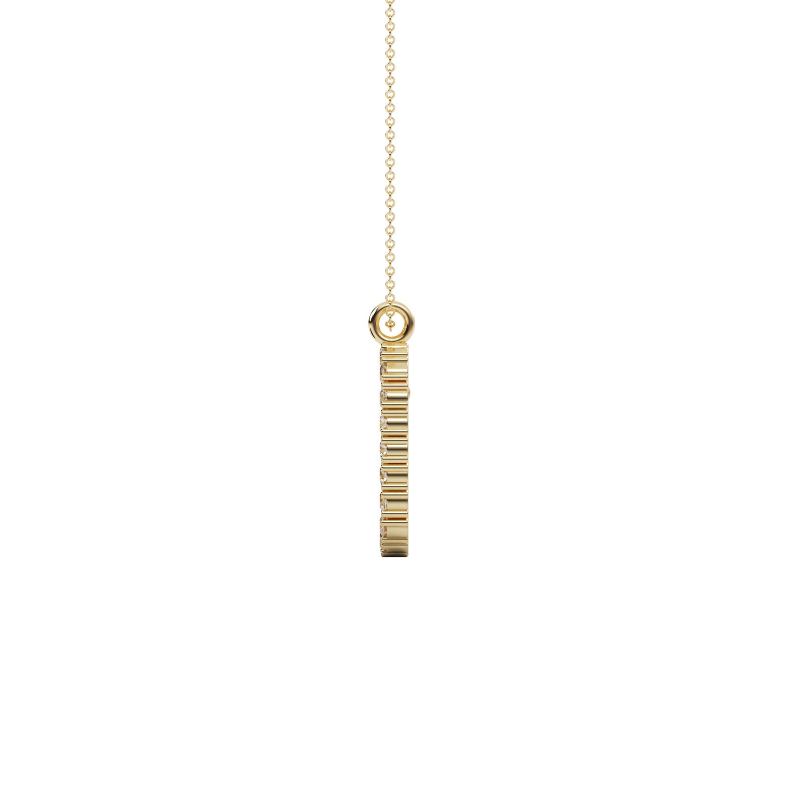 Diamond Pear Pendant WSE181