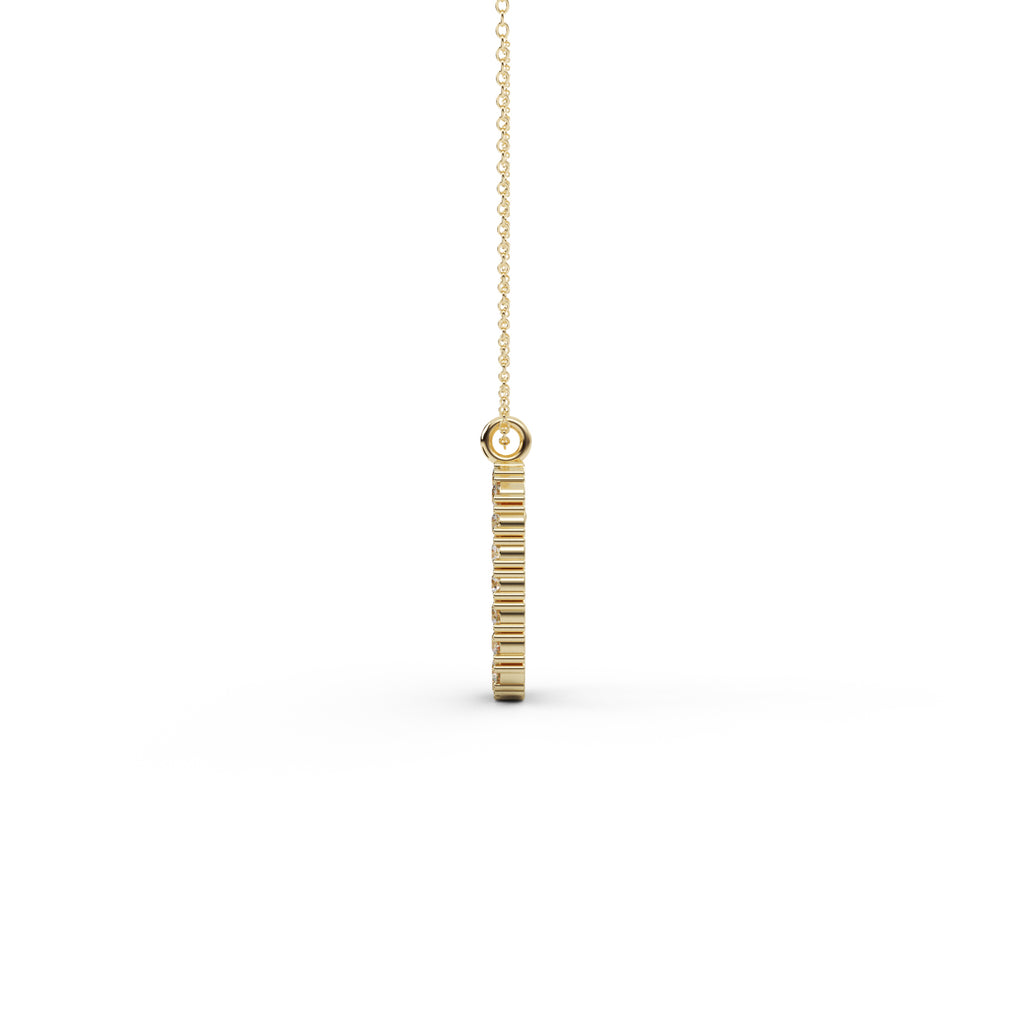 Diamond Star Pendant WSE175 - View 4