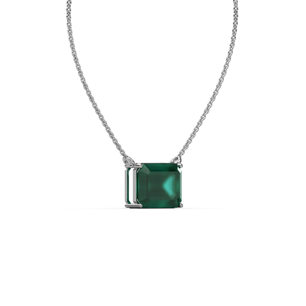 Diamond Solitaire Pendant WSE158 - View 2