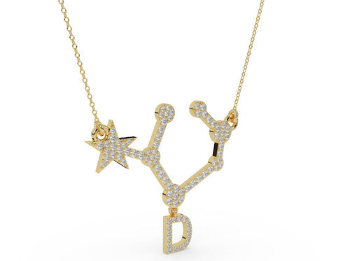 Diamond Solitaire Pendant WSE236 - View 3