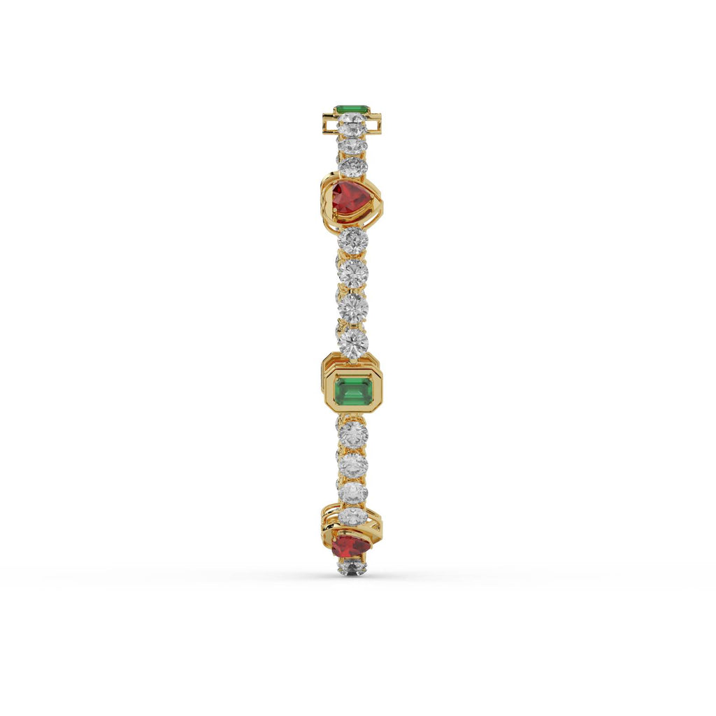 Marquise Heart Bracelet – WSE75 – view 4