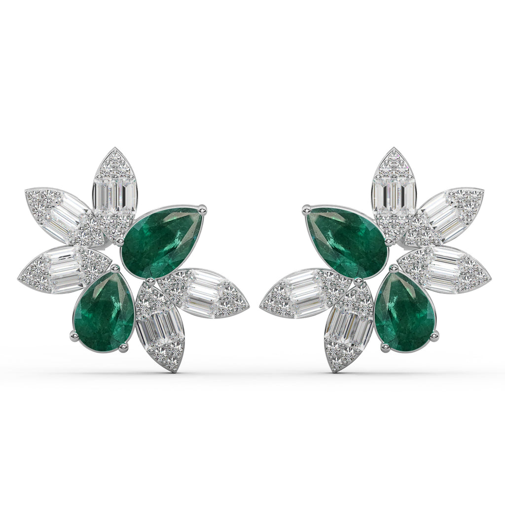 Diamond Fancy Earrings WSE148 - View 2
