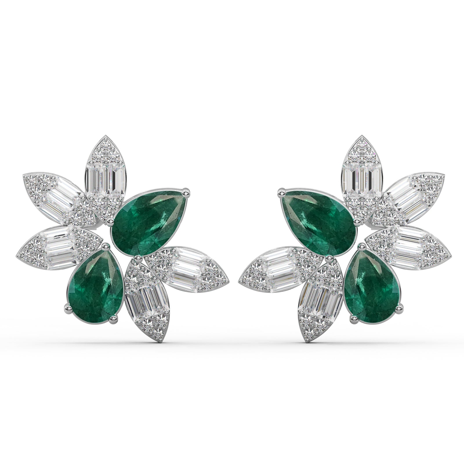 Diamond Fancy Earrings WSE148 - View 2