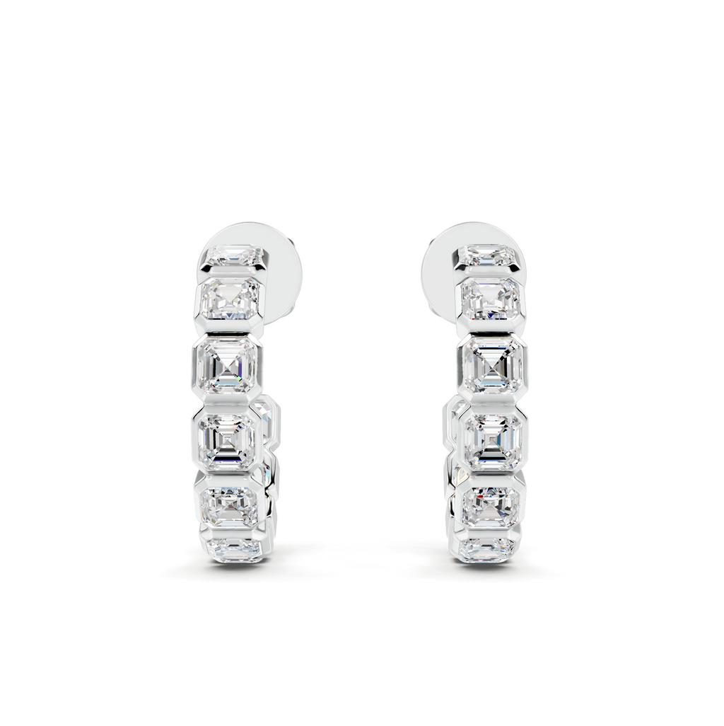 Diamond Cluster Earrings WSE249