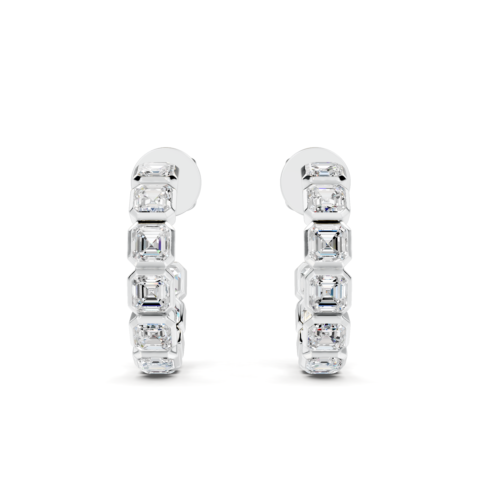 Diamond Cluster Earrings WSE249