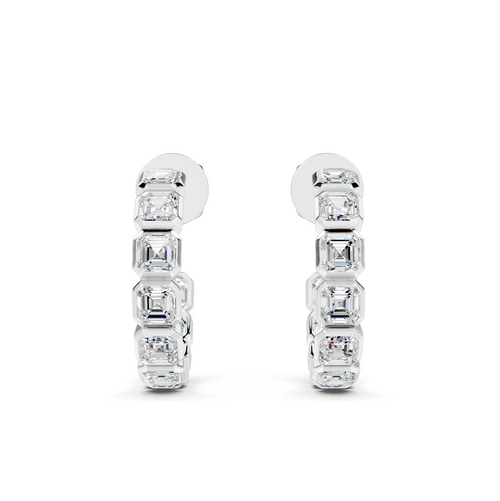 Diamond Cluster Earrings WSE249