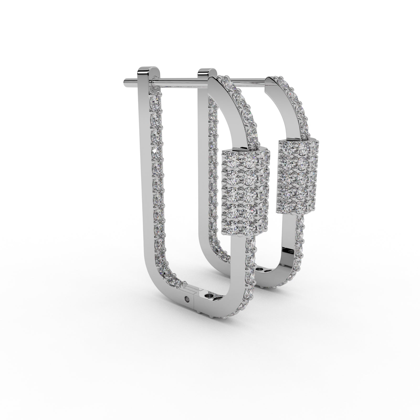 Diamond Leaf Earrings WSE170