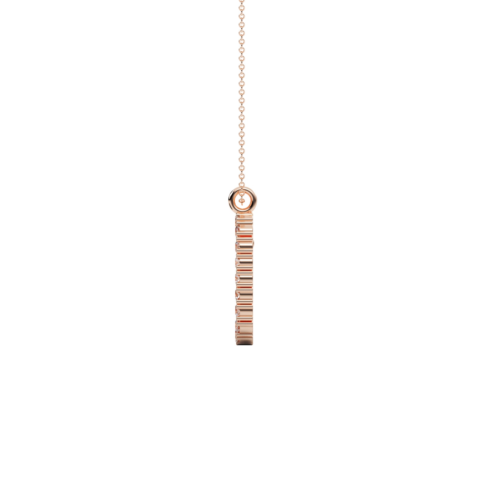 Diamond Hexagon Pendant WSE182 - View 7