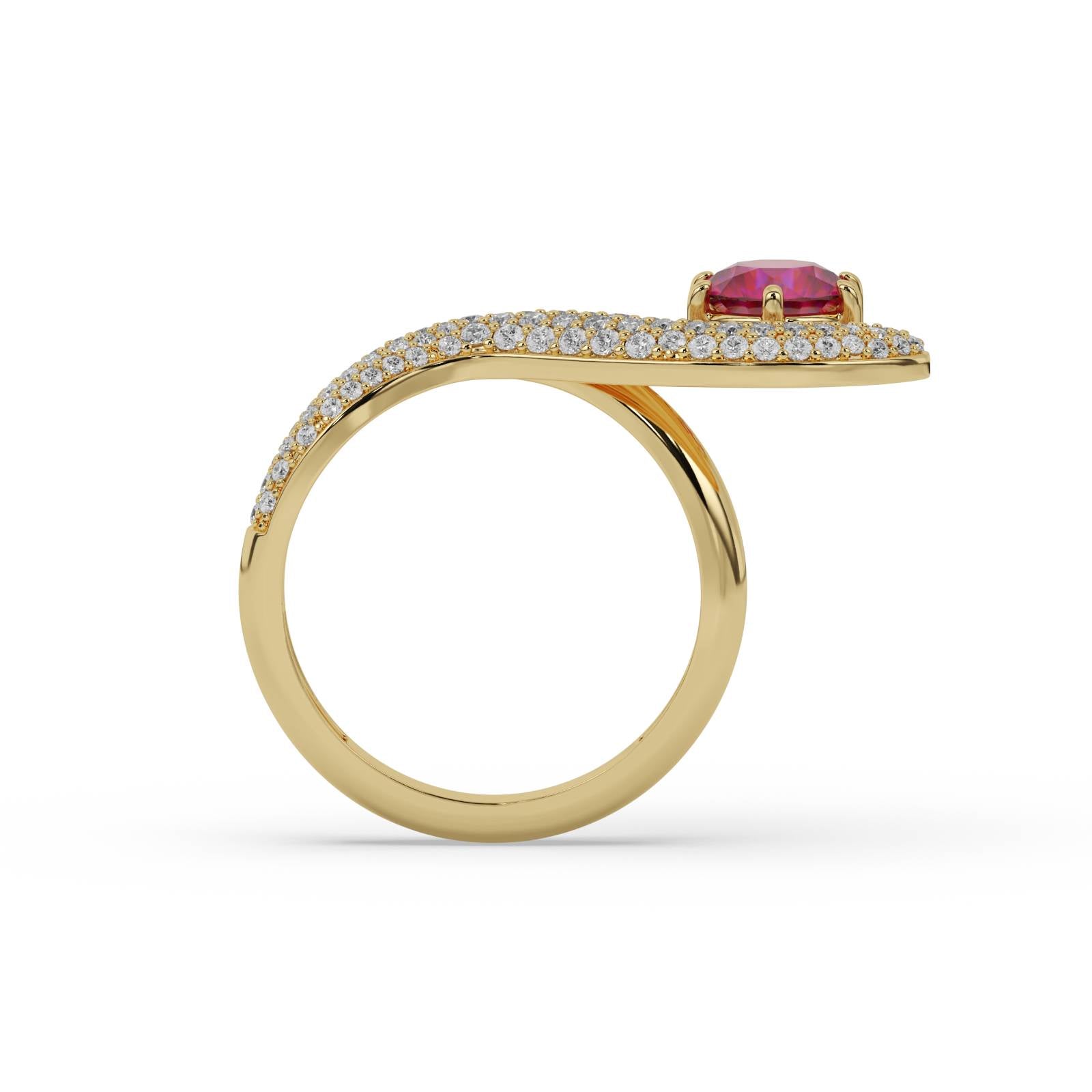 Solitaire Diamond Ring – WSE86 – view 3