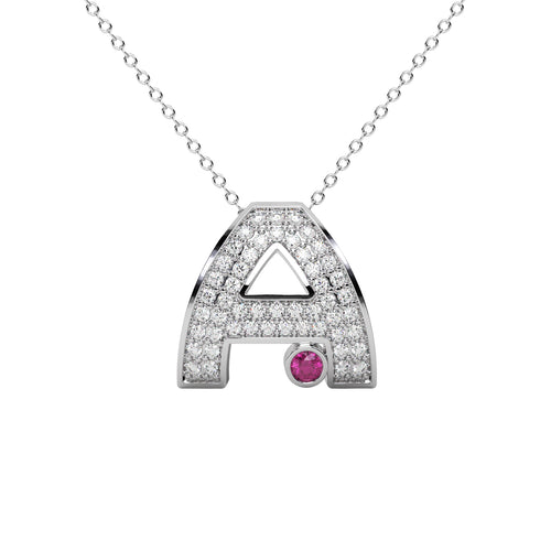 Diamond Floral Pendant WSE206