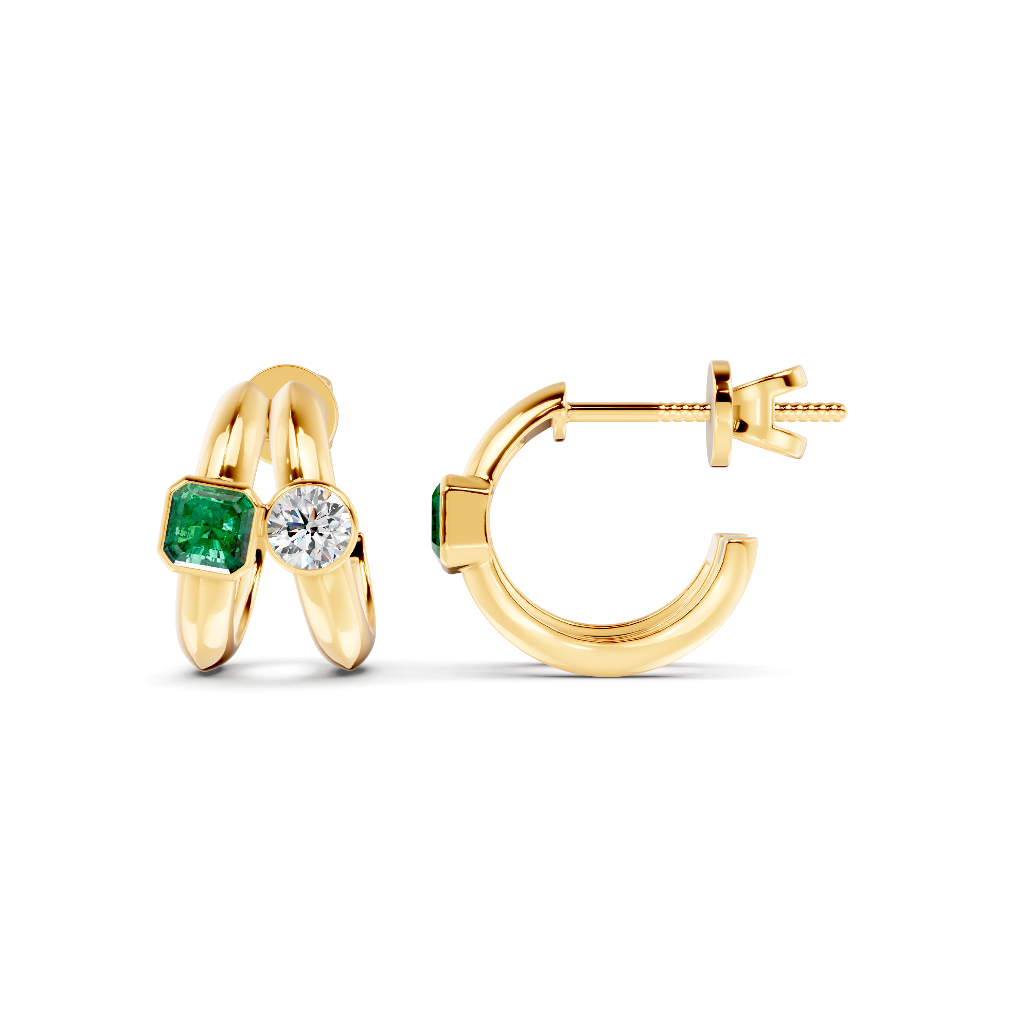 Diamond Stud Earrings WSE245 - View 10