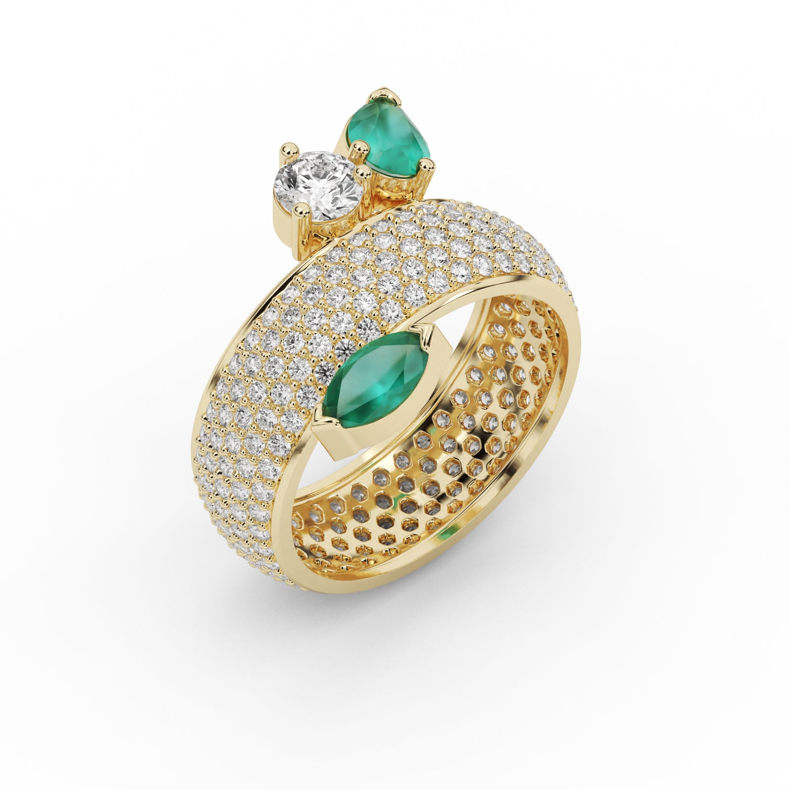 Diamond Floral Ring WSE214