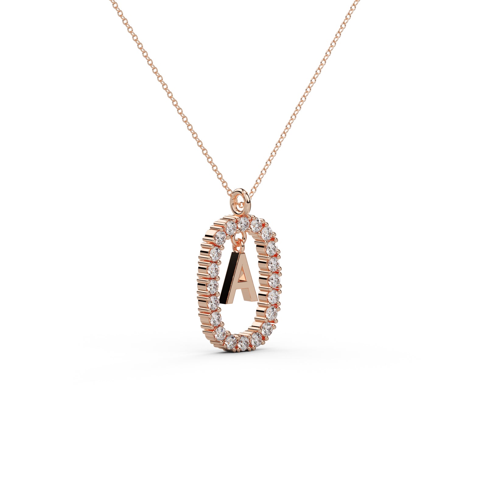 Diamond Square Pendant WSE183 - View 2
