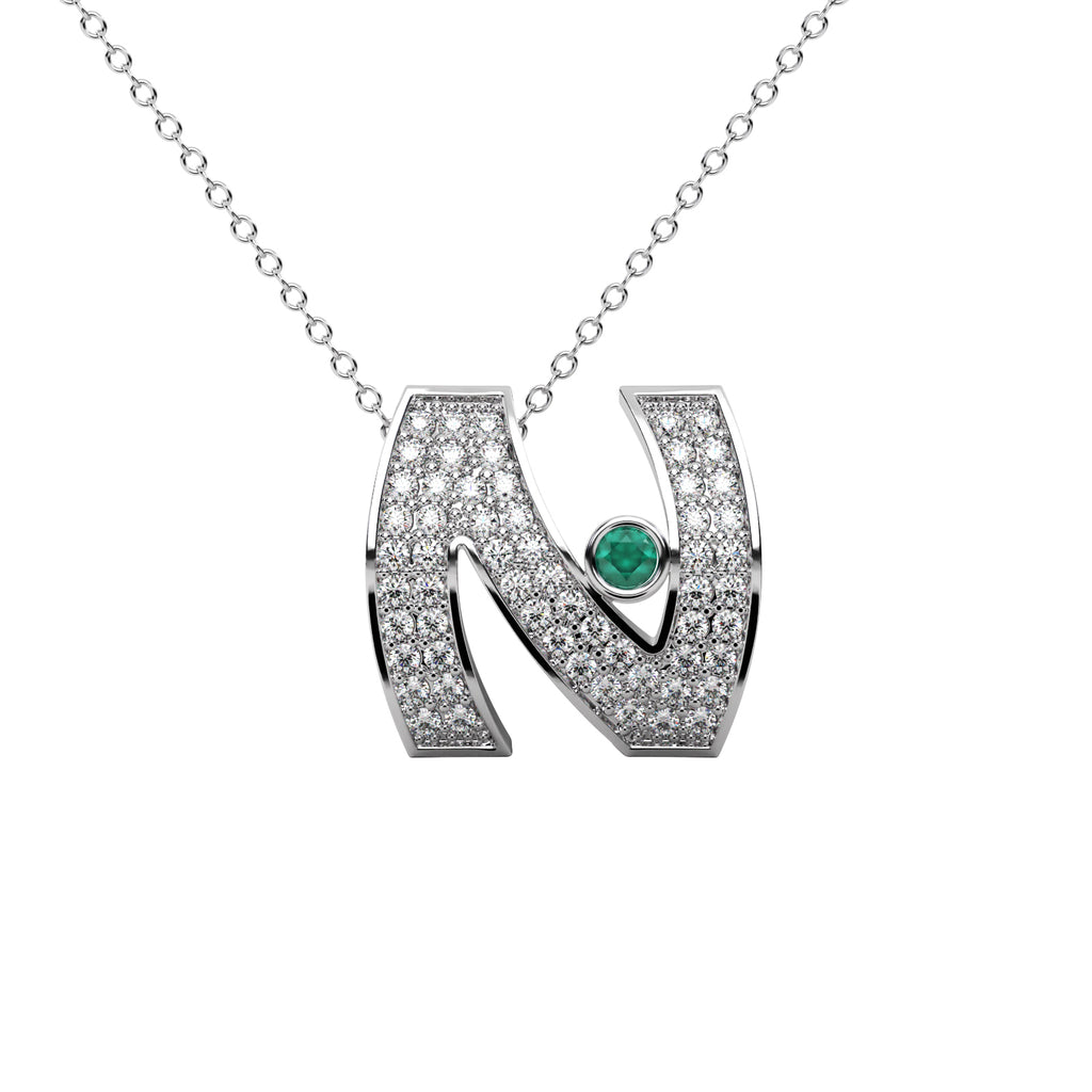Diamond Vintage Pendant WSE203 - View 8