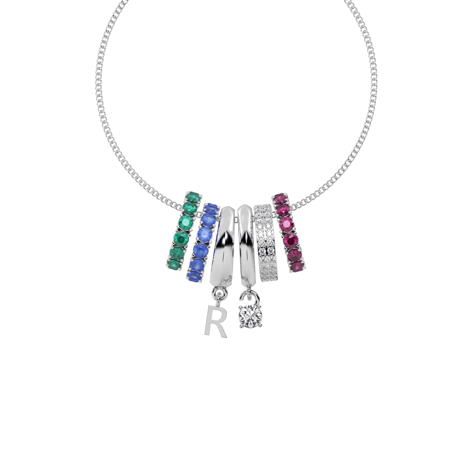 Diamond Statement Pendant WSE189 - View 7