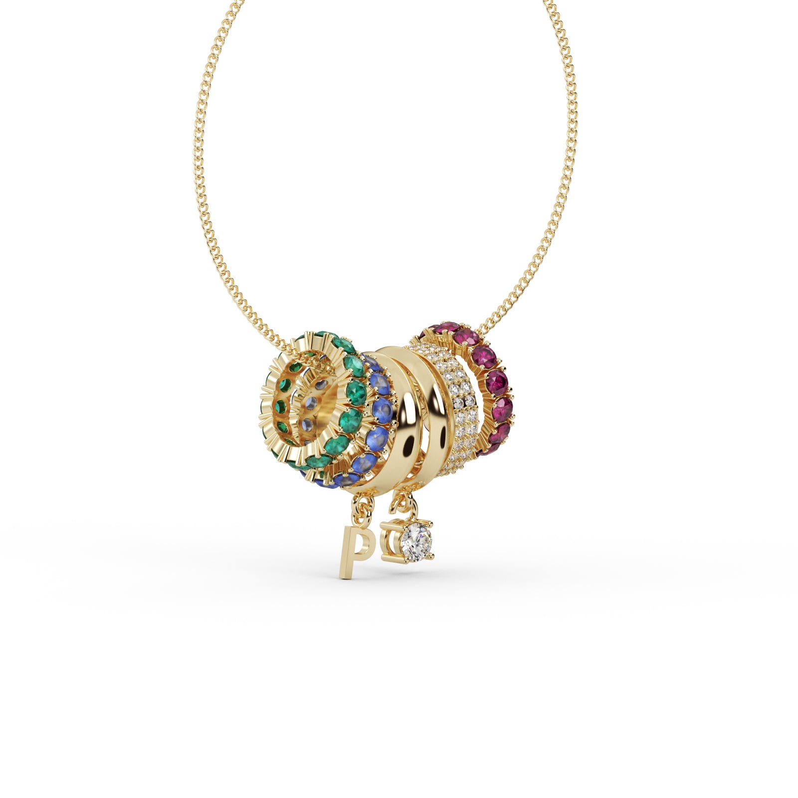Diamond Designer Pendant WSE190 - View 6