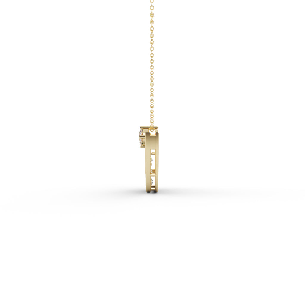 Diamond Cluster Pendant WSE184