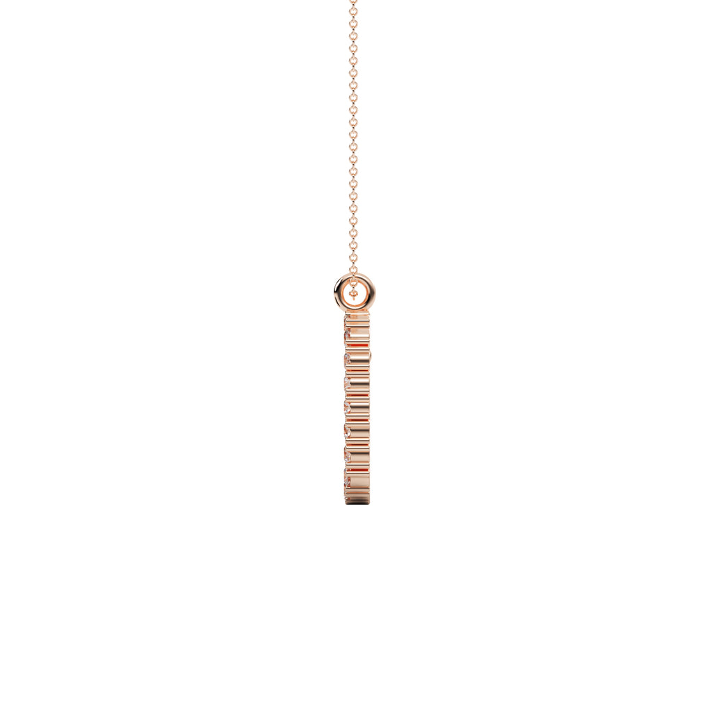 Diamond Pear Pendant WSE181 - View 9