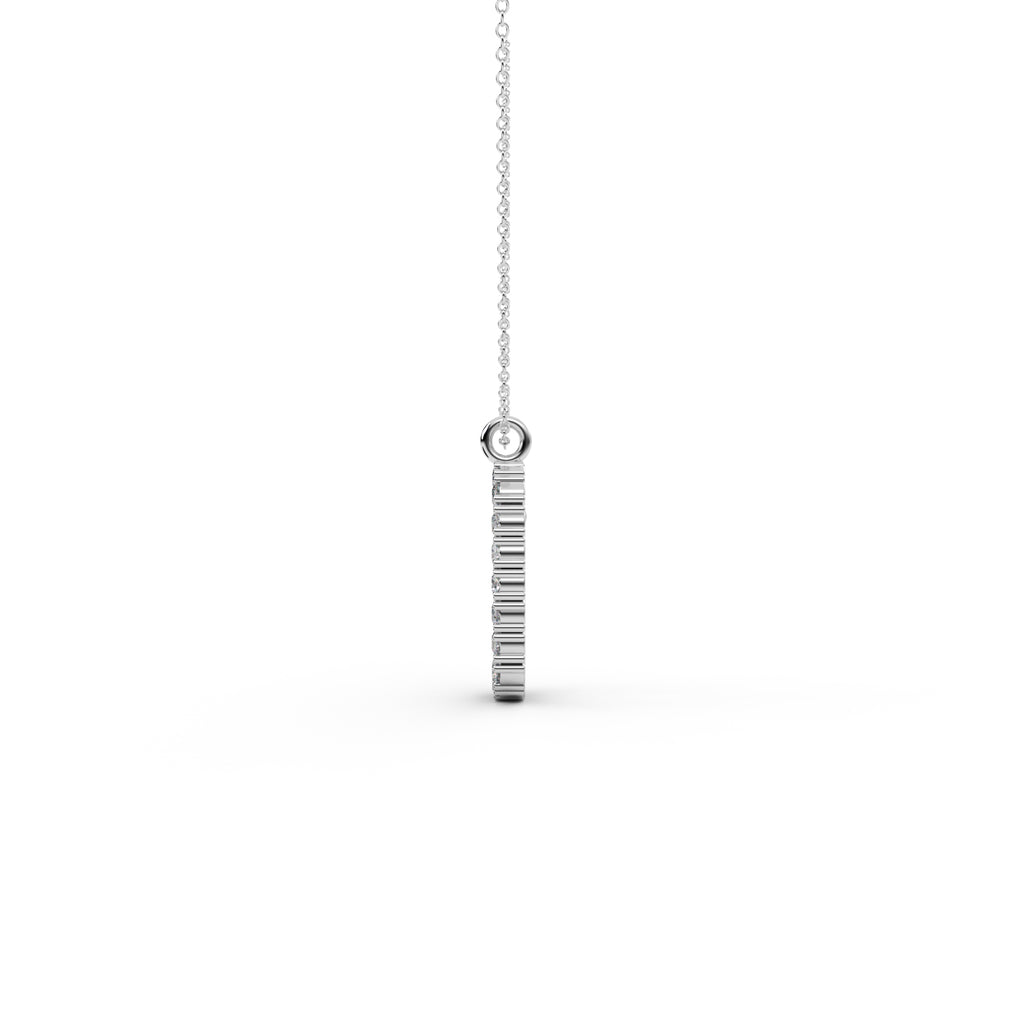 Diamond Teardrop Pendant WSE174 - View 7