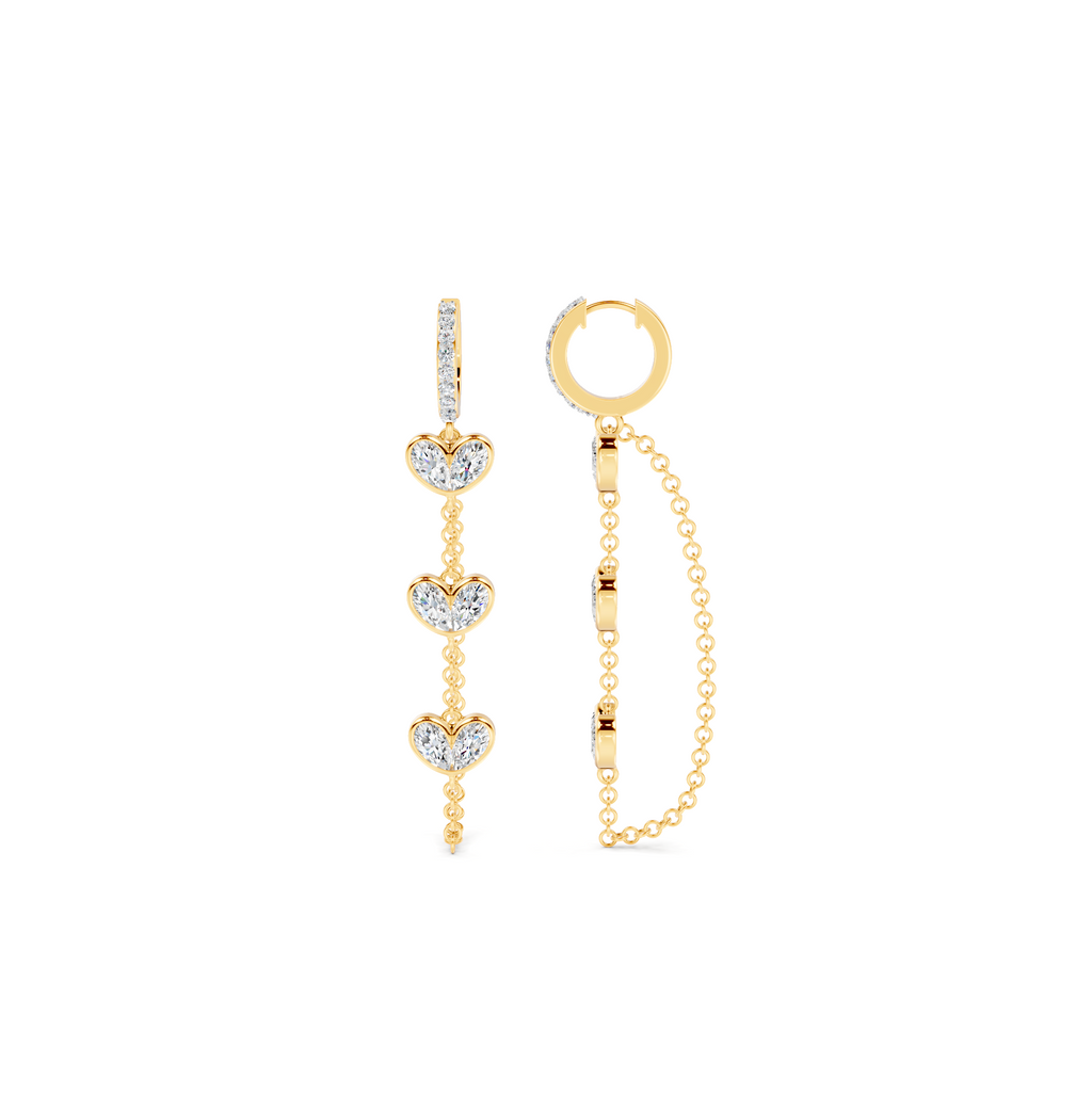 Pear Shower Earrings – WSE63 – view 4