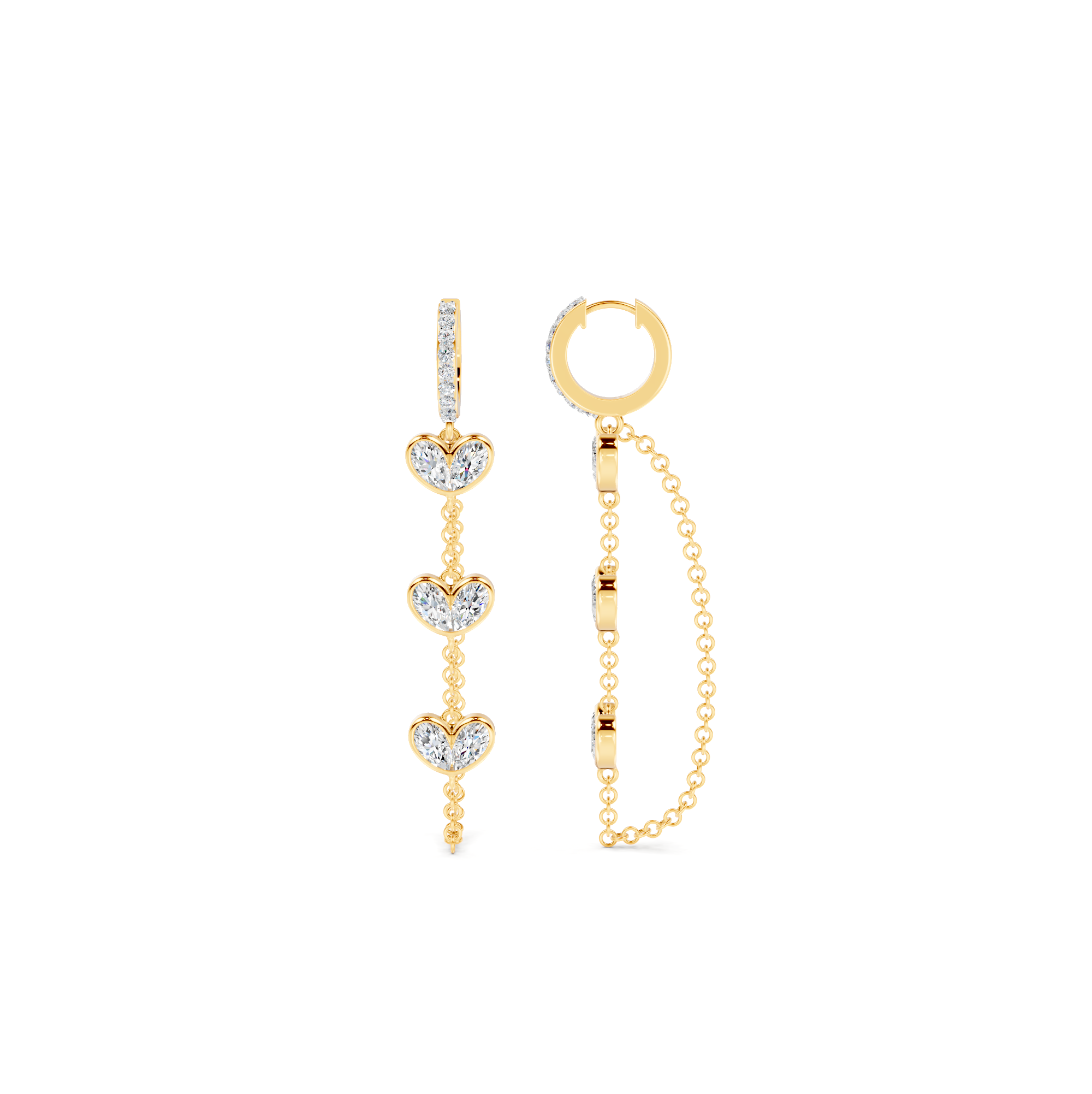 Pear Shower Earrings – WSE63 – view 4