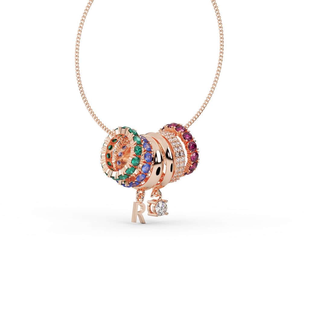 Diamond Statement Pendant WSE189 - View 9