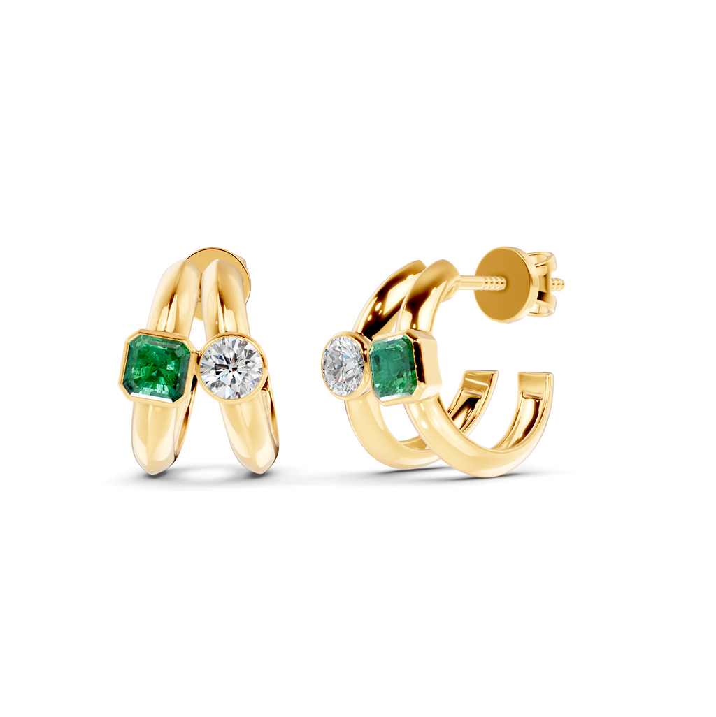 Diamond Stud Earrings WSE245 - View 15