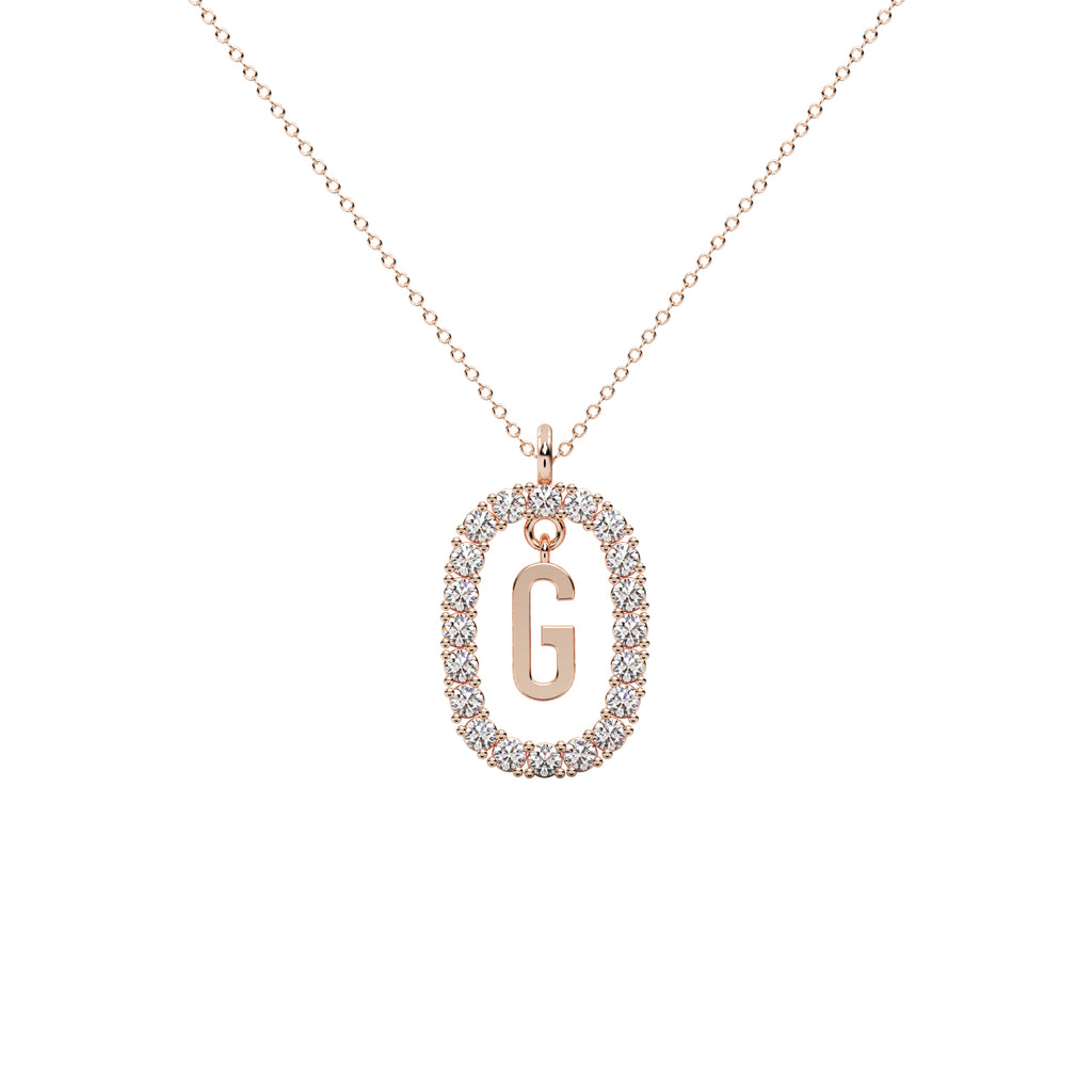 Diamond Drop Pendant WSE178 - View 3