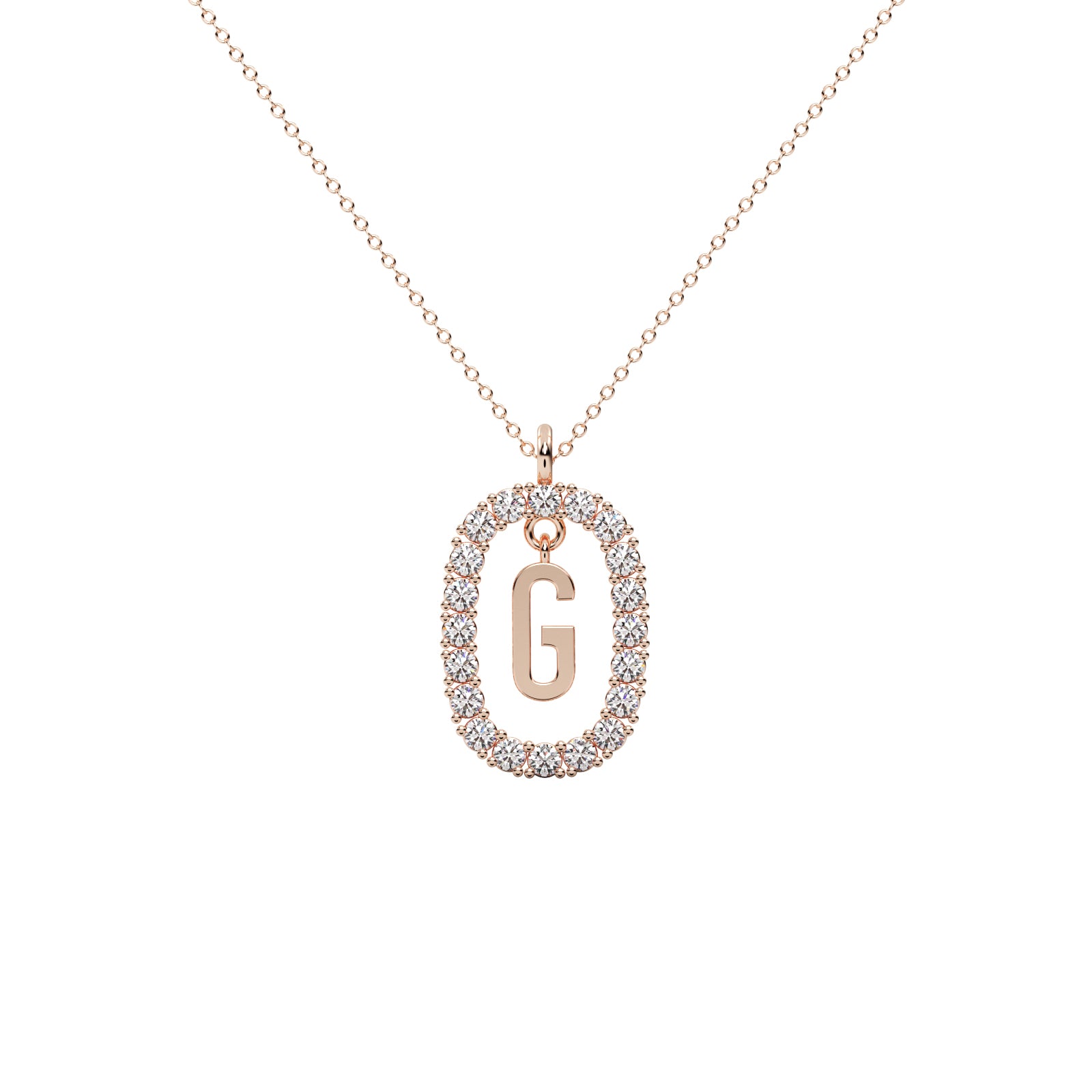 Diamond Drop Pendant WSE178 - View 3