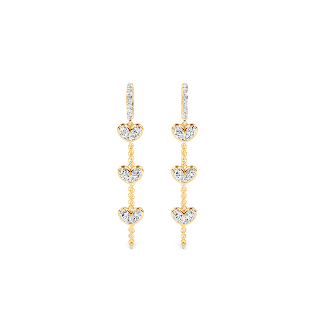 Pear Shower Earrings – WSE63 – view 2