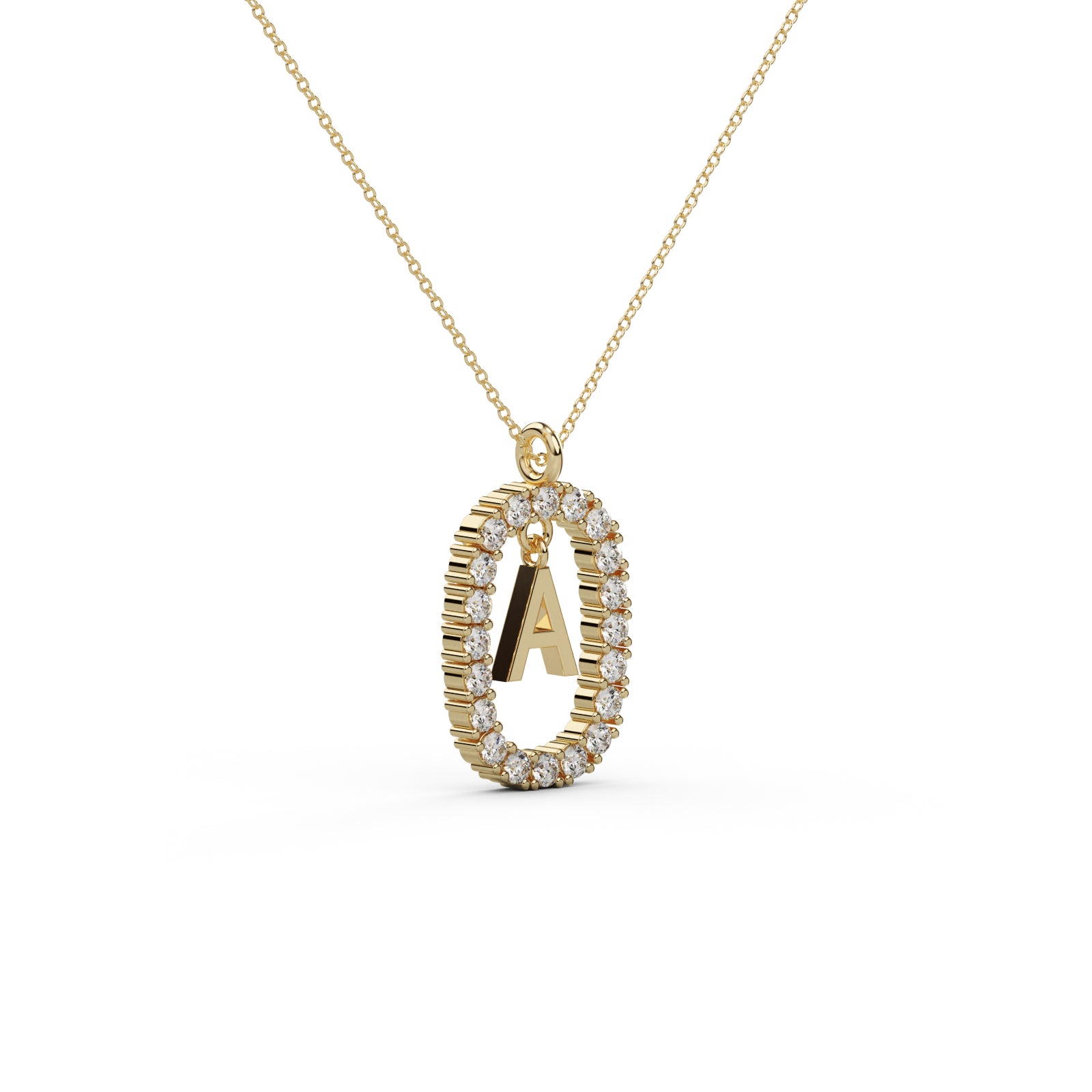 Diamond Square Pendant WSE183 - View 9