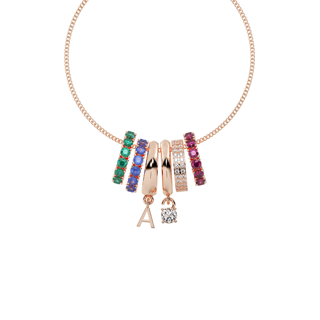 Diamond Geometric Pendant WSE193 - View 7