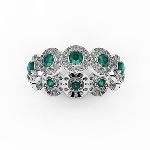 Diamond Vintage Ring WSE218 - View 2