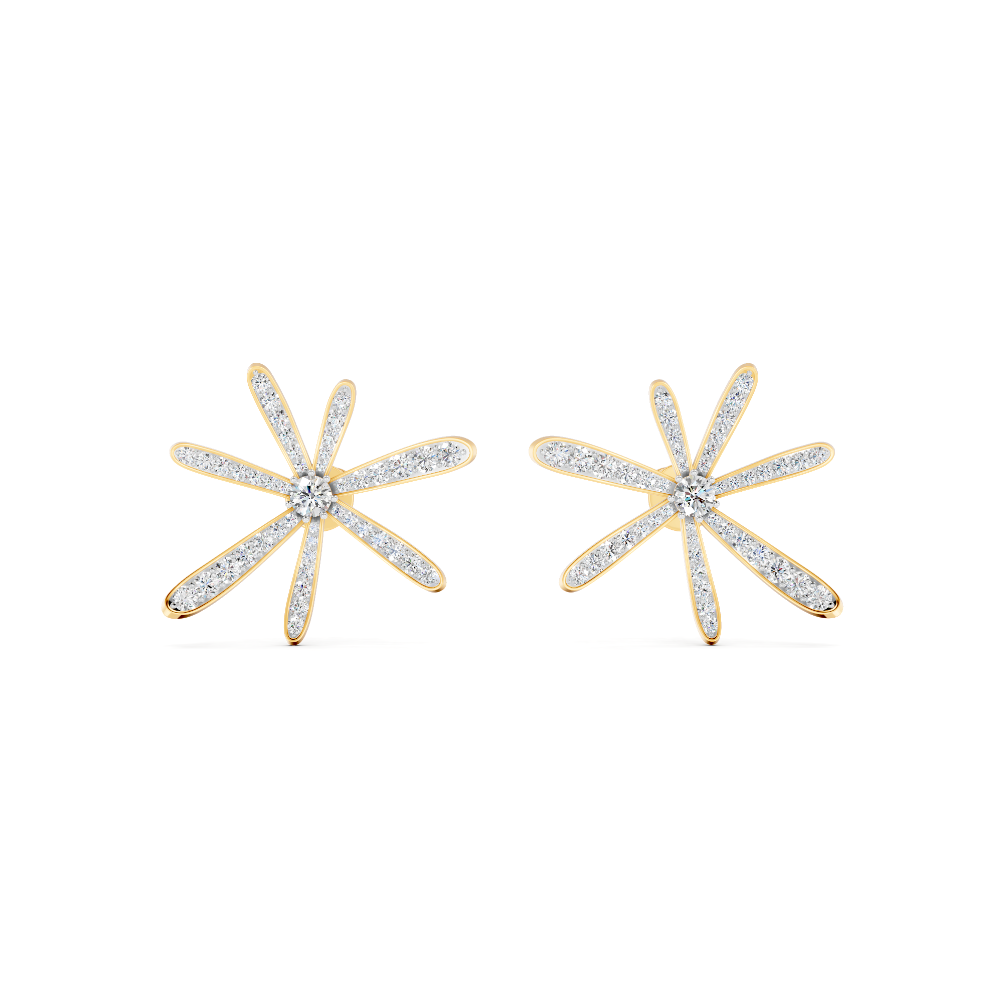 Cosmos Diamond Earrings – WSE23 – view 2
