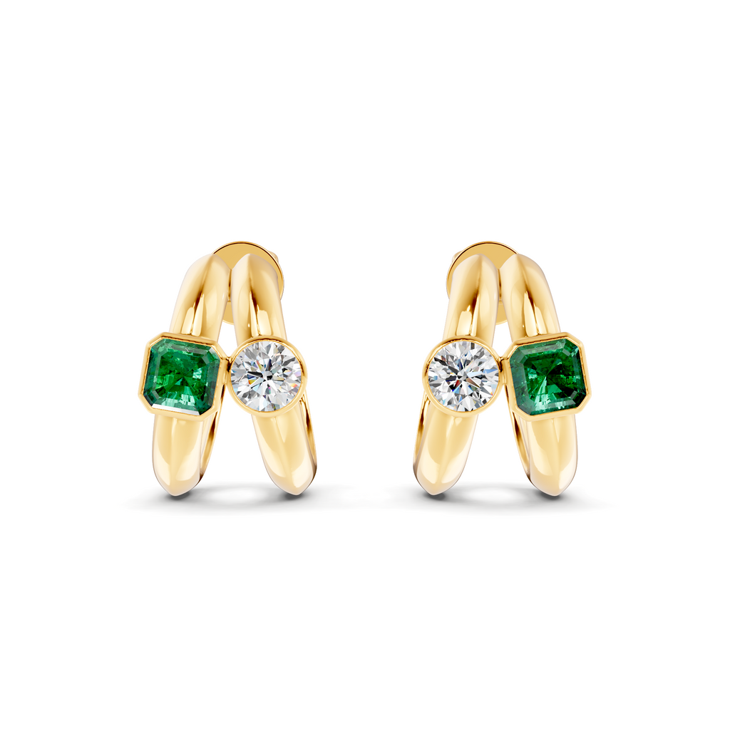 Diamond Stud Earrings WSE245 - View 14