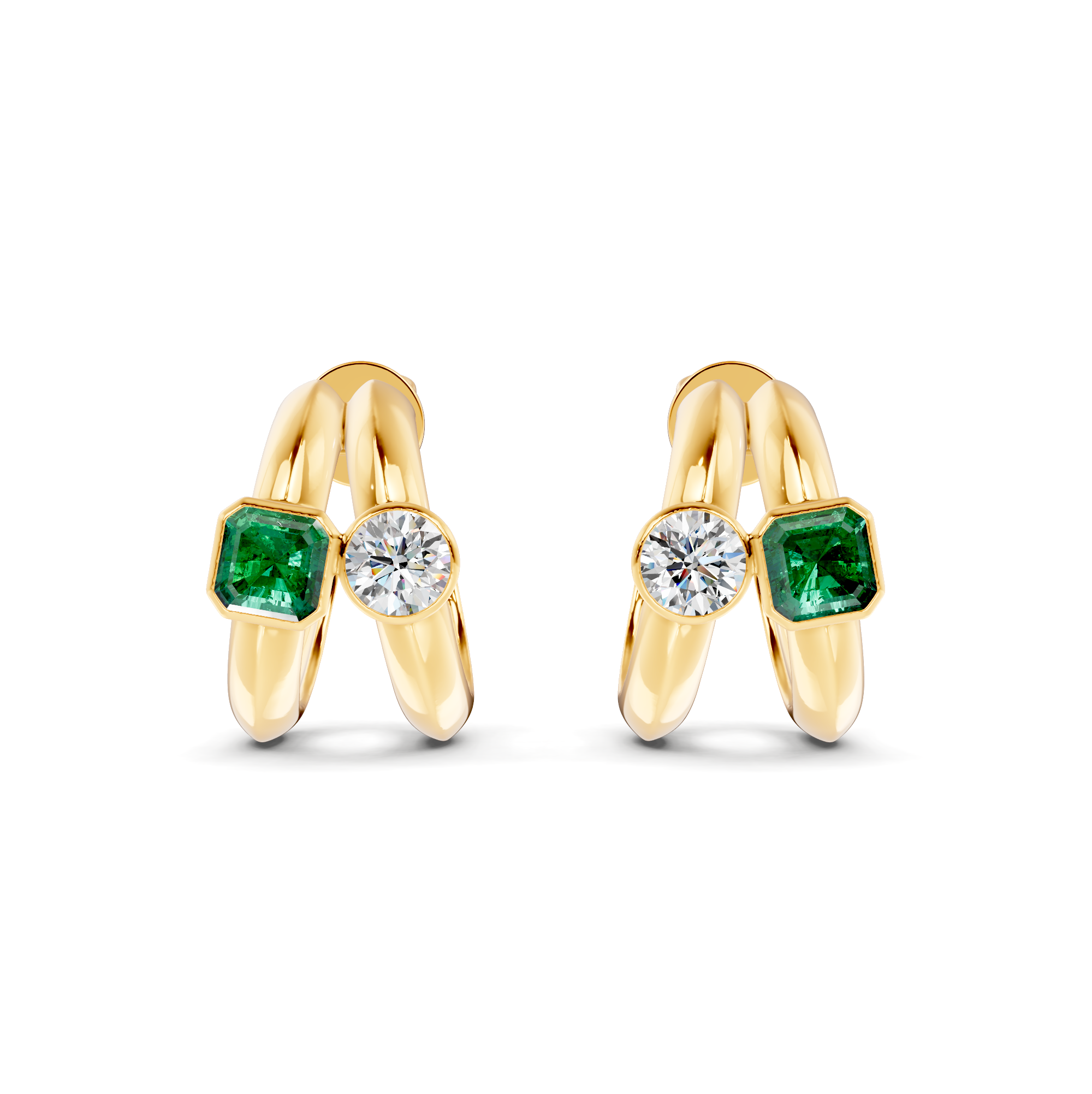 Diamond Stud Earrings WSE245 - View 14