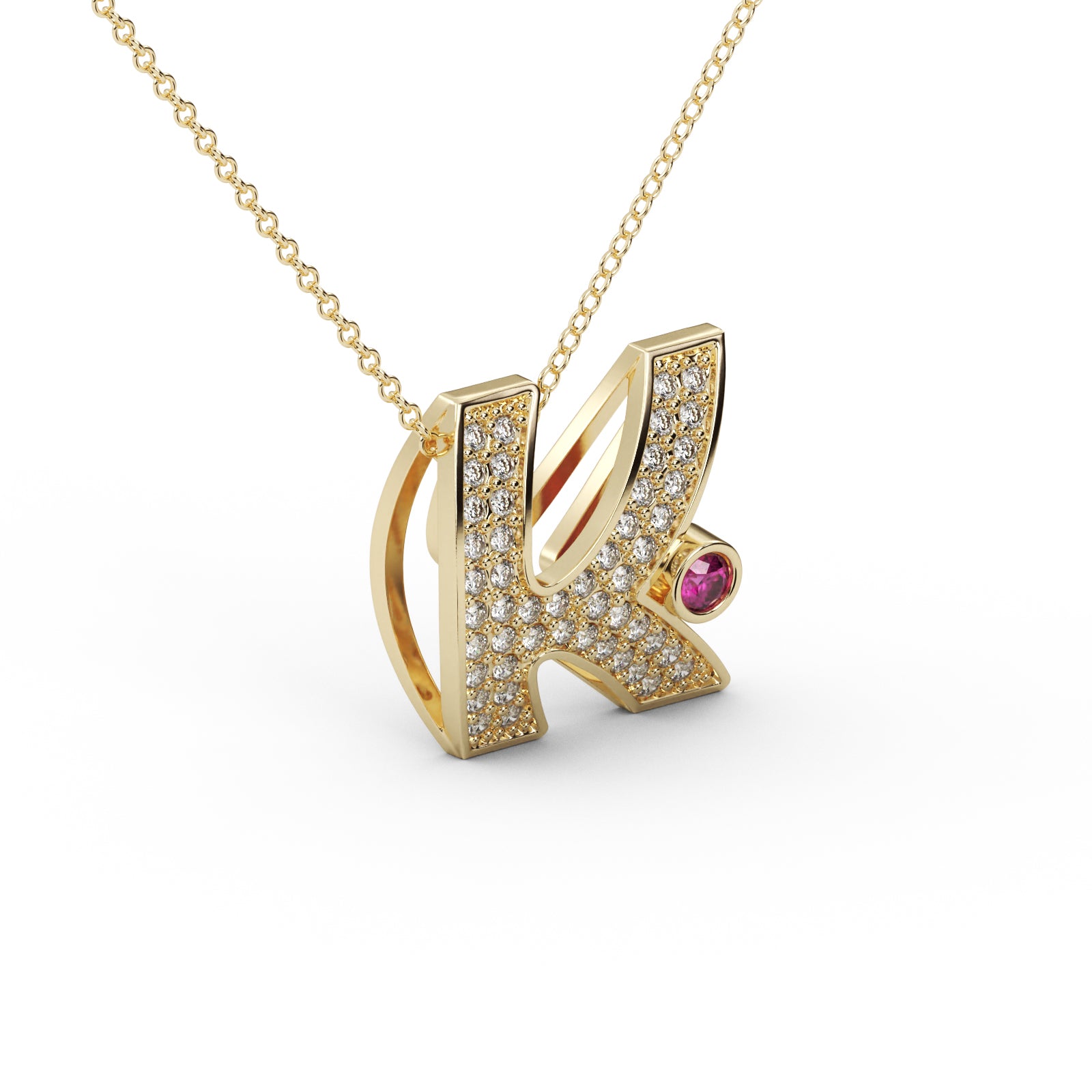 Diamond Teardrop Pendant WSE205 - View 9