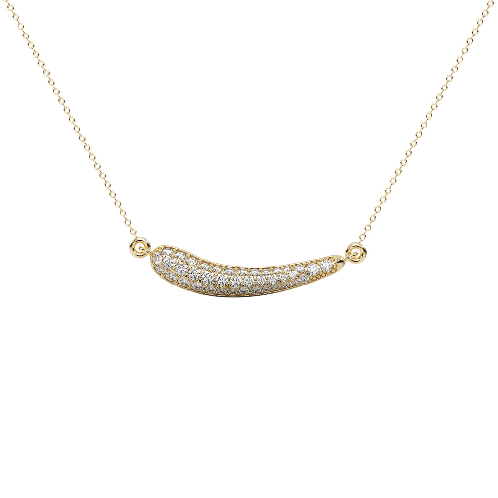 Diamond Moon Pendant WSE186 - View 3