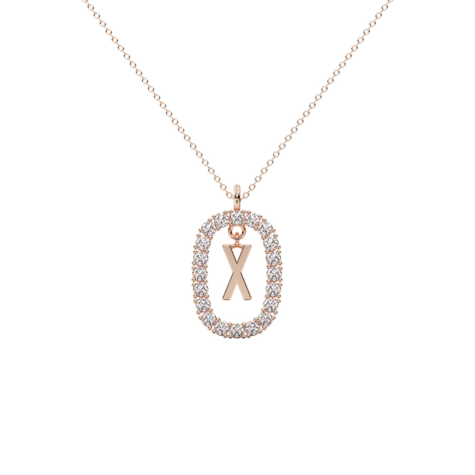 Diamond X Pendant WSE171 - View 8