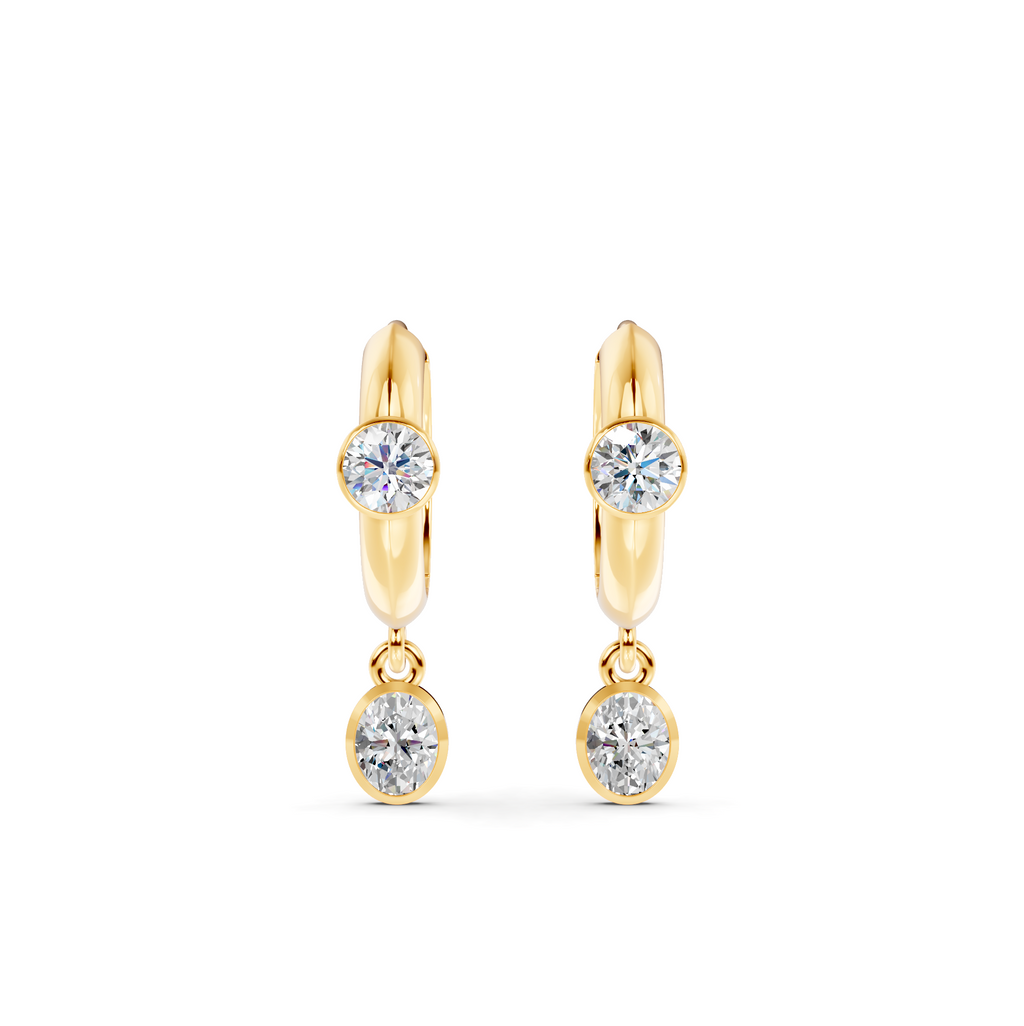 Diamond Huggie Earrings WSE244