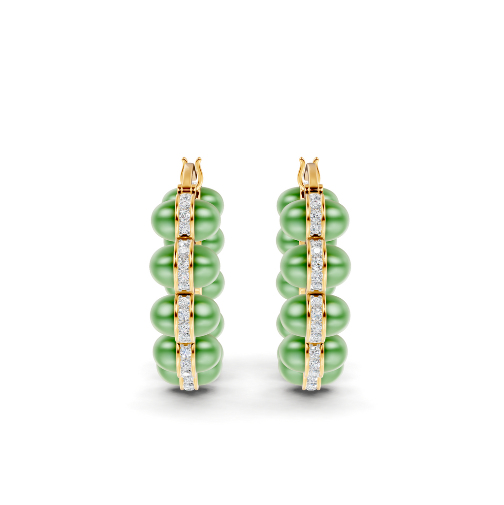 Soleil Diamond Earrings – WSE73 – view 3