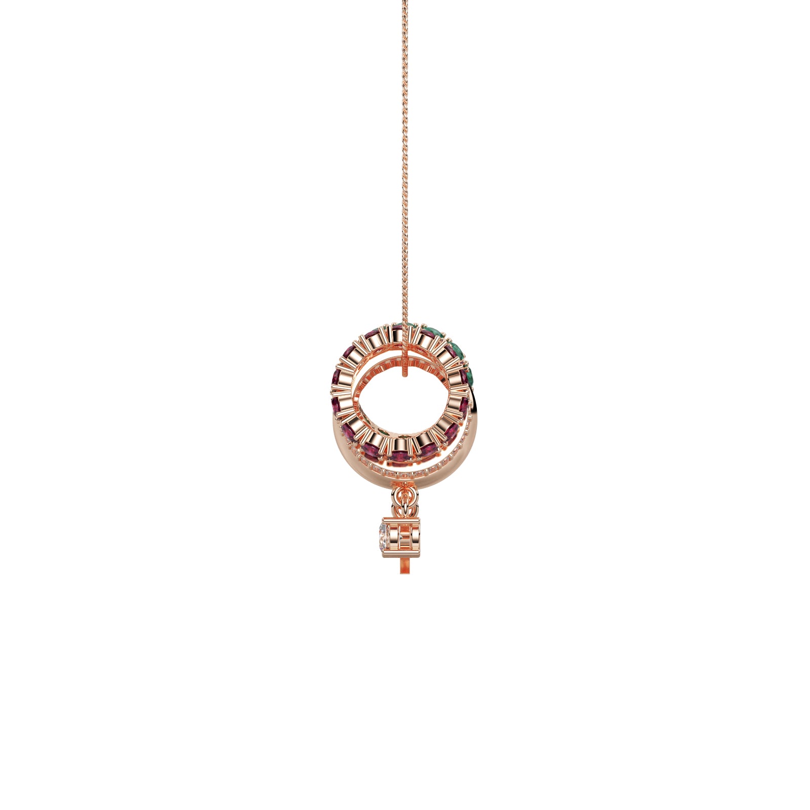 Diamond Statement Pendant WSE189 - View 5