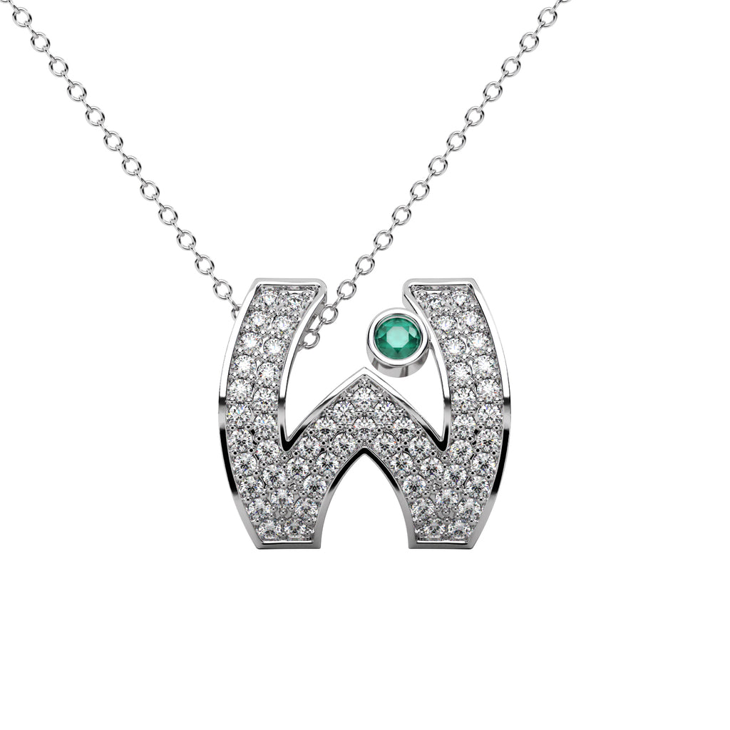 Diamond Pear Pendant WSE198