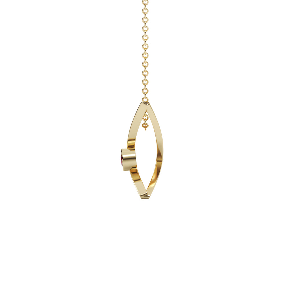 Diamond Teardrop Pendant WSE205 - View 8