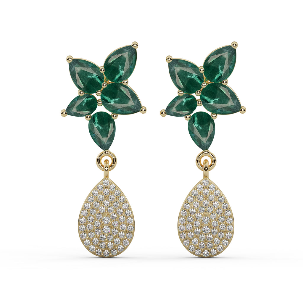 Diamond Solitaire Earrings WSE147 - View 3