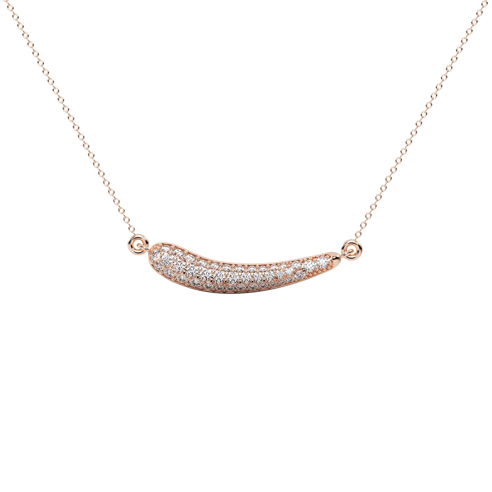 Diamond Moon Pendant WSE186 - View 5