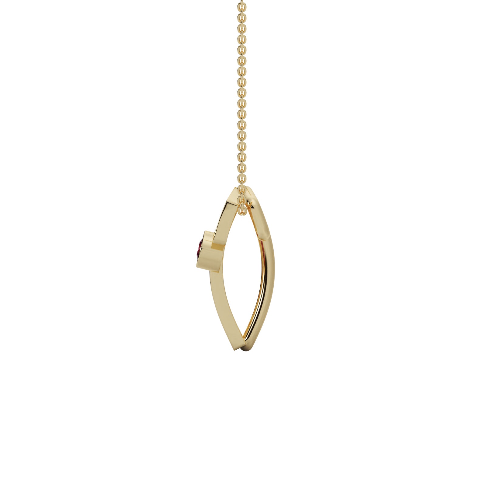 Diamond Drop Pendant WSE199 - View 3